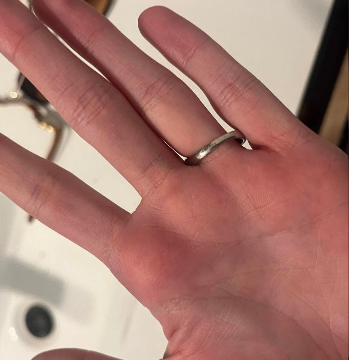 Diamond Shaped Gold/Silver Ring